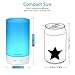 InnoGear USB Aromatherapy Essential Oil Diffuser Portable Aroma Humidifier with 7 Colorful LED Lights for Office Home Car Vehicle Travel, White