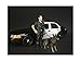 American Diorama Police Officer Figure with K9 Dog Unit I for 1/18 Scale Models