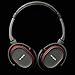 WIZO Active Noise Cancelling Bluetooth Headphones, HiFi Sound, Over-Ear, Wireless Headphones With Microphone-feature, and Lightweight Headset Design, Red&Black