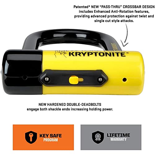 Kryptonite New York Fahgettaboutit Mini Bike ULock, Heavy Duty Anti
