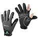 Palmyth Neoprene Fishing Gloves for Men and Women 2 Cut Fingers Flexible Great for Photography Fly Fishing Ice Fishing Running Touchscreen Texting Shooting Hiking Jogging Trekking Cycling Walking