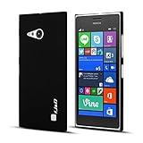 Nokia Lumia 730 / 735 Case, J&D [Ultra Slim] Lumia 730 735 Case [Slim Fit] [Matte] Premium Protective Case for Nokia Lumia 730 735 (Black)