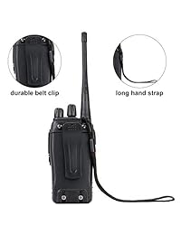 Retevis h 777 radio de dos correas UHF de largo alcance 400 470 MHz Frecuencia de señal correa única 16 CH Walkie Talkies con auricular original (10 unidades)