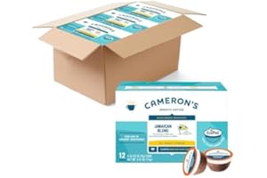 Cameron's Coffee Single Serve Pods, Jamaican Blend, 12 Count (Pack of 6)