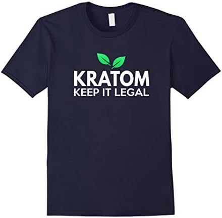 Men's Kratom Keep It Legal T Shirt 3XL Navy