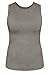 Kosher Casual Women's Modest Sleeveless Undershirt - Full Shoulder High Neck Layering Shell 3XL Charcoal