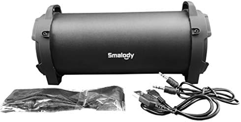Trigle Smalody Wireless Bluetooth Speaker Stereo Bass Outdoor AUX FM Radio TF HiFi Soundbox SL-10 Black (Black)