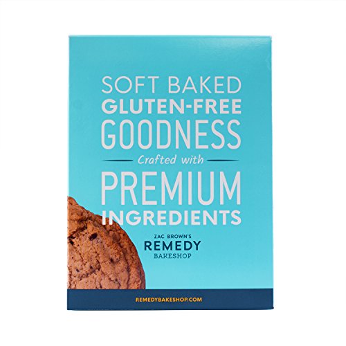 Zac Brown’s Remedy Bake Shop Gluten-Free Cookies, non-GMO, Vegan, Dairy-Free, Soy-Free, Nut-Free, and Egg-Free (5 count) (Chocolate Chunk)