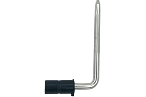 TUOREN Electronic Drum Tom Arm 10-22mm Super L-Rod with Plastic Shock End, Electronic Drum Pad Tom Drum Mount Holder for Multi-Clamp Snares Drum Electronic Drum Accessory