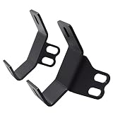 DaSen Side Pillar Roll Bar LED Work Light Below Windshield Mounting Brackets Fits 2014-2019 Polaris RZR XP 1000 900 Models
