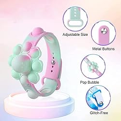 EZ Tuxedo Fidget Toy, 4 Packs Wristband Octopus