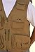 autumnridgetraders Lightweight 16 Pocket Vest for Fishing, Photography or all outdoor activities (Dark Tan, 3X-Large)
