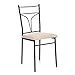 iKayaa 5PCS Table and Chairs Set 4 Person Metal Kitchen Dinning Table