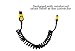 STANLEY 1319552 ST2 COILED MICRO USB CABLE, NYLON, BLACK/YELLOW