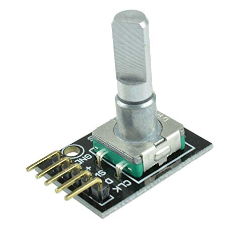 DAOKI 10Pcs Rotary Encoder Module KY-040 with 15×16.5 mm with Knob Cap for Arduino AVR PIC Compatible Brick Sensor Switch Development Board