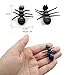 Ant Toy Picnic Decoration Large Ant Queen Soft Toy Plastic Fake Bug Prank Gag Practical Joke Toys Black 50 Pack