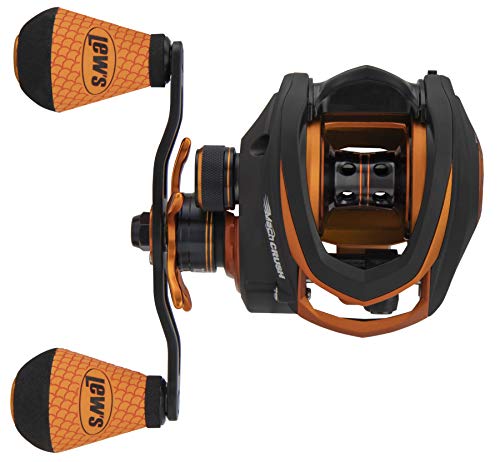 LEW'S FISHING Mach Crush Speed Spool SLP Series, Baitcasting Reel, Fishing Reel, Fishing Gear and Equipment, Fishing Accessories (MC1SH)