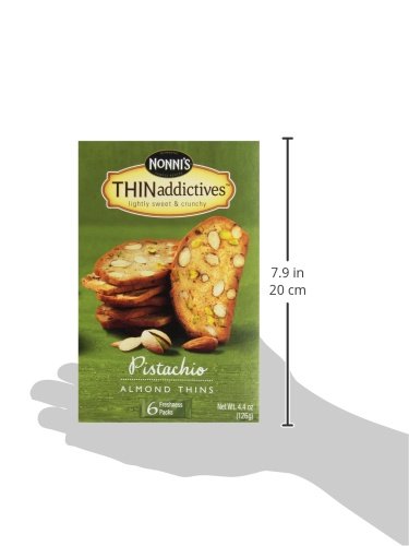 Nonnis Biscotti Pstcho Almd Thin (Pack of 6)