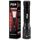 PeakPlus High Powered LED Flashlight LFX2000, Brightest High Lumen Light with 5 Modes, Zoomable and Water Resistant, Best Flashlights for Camping, Dog Walking and Emergency