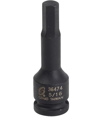 Amazon.com: SUNEX Tools 3/8 in. Drive 4mm 6-Point Hex Bit Impact