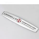 Salusy 1pcs Car Auto 3D Emblem Sticker Badge Umbrella Corporation