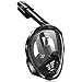 KUSKY Full Face Snorkel Mask [2018 Upgrade] New Foldable Snorkeling Mask with Detachable Camera Mount Pivot Arm and Earplug, 180° Large View Easy Breath Dry Top Set Anti-Fog for Adults Youth