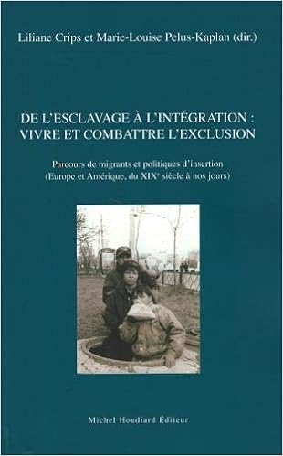 De L Esclavage A L Integration Vivre Et Combattre L Exclusion Parcours De Migrants Et Politiques D Insertion Europe Et Amerique Du Xixe Siecle A Nos Jours Crips Liliane Pelus Kaplan Marie Louise 9782356921819 Amazon Com Books