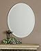 Uttermost 19580 22-Inch by 28-Inch Frameless Vanity Oval Mirror