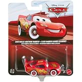 Disney Cars Lightning McQueen Whitewalls 1:64 Scale Die Cast | Lightning McQueen