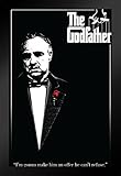 Pyramid America The Godfather Red Rose Movie Black Wood Framed Poster 14x20