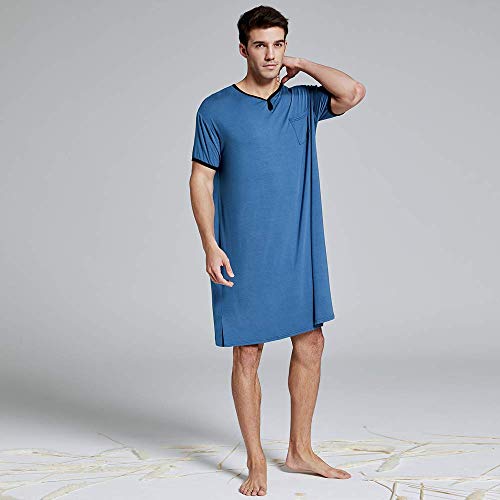 2 VEILS+Nightshirt+Nightwear+Sleeve+Henley