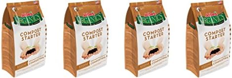 Jobes Organics Compost Starter 4-4-2 Organic Gardening Compost Accelerator, bjojvs 4Pack (4 pound bag)