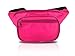 Hot Pink Neon Fanny Pack for Concerts, Raves, and Festivals (Neon Pink)