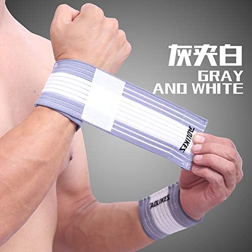 GESLA® 1 pairs Wrist Wraps Weight Lifting Training Gym Straps Support Grip Gloves