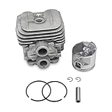 Everest Parts Supplies Cylinder Head Fits Stihl TS410 TS420 Piston Kit with Rings Pin Clips 50mm Cut Off Saw