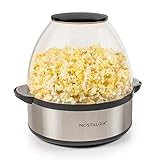 Nostalgia SP660SS 6-Quart Stainless Steel Stirring Speed Popcorn Popper