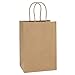 BagDream Kraft Paper Bags 50Pcs 5.25x3.75x8 Inches Small Paper Gift Bags with Handles Bulk, Party Bags, Paper Shopping Bags, Kraft Bags, Brown Bags 100% Recyclable Paper Bag primary