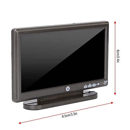 Puppenhaus Miniatur TV Spielzeug Simulation Miniatur TV Fernseher mit Fernbedienung Puppenhaus Dekoration für 1/12… – Bild 3