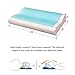 TAMPOR Memory Foam Pillow Cool Gel Contour Pillow for Neck Support, Hypoallergenic Neck Pillow for Sleeping, with Extra Replacement Pillow Protector, Standard