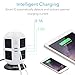 Power Strip Tower - EVAIKON Extension Cord with 8 Outlet 4 USB Ports 3000W/13A Surge Protector Electric Charging Station +6.5FT Wire Universal Socket for Home Office