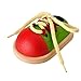PlanToys Wooden Tie-Up Shoe Educational Toy (5319) | Sustainably Made from Rubberwood and Non-Toxic Paints and Dyes