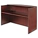Alera VA327236MY Alera Valencia Series Reception Desk w/Counter,71w x 35 1/2d x 42 1/2h, Mahogany