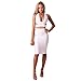 HLBandage High Waist Pure Color Knee Length Rayon Bandage Skirt