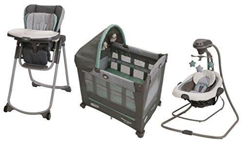 Graco Duetconnect Lx Swing Bouncer With Travel Lite Crib Amp