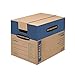 Bankers Box SmoothMove Prime Moving Boxes, Tape-Free, FastFold Easy Assembly, Handles, Reusable, Small, 12 x 12 x 6 Inches, 10 Pack (0062701) primary