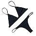 MOOSKINI Womens Black Blue Red White Bikini Two-Piece Brazilian Bottom Bathing Suit