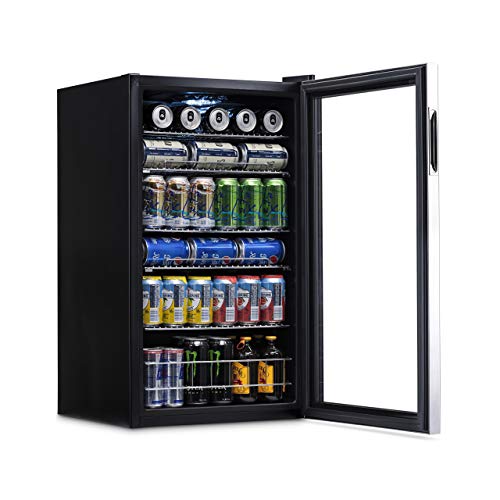 NewAir Beverage Refrigerator Cooler 126 Cans Free Standing with Right