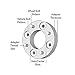 GDSMOTU 4pc Wheel Spacers 6 Lug 1.5