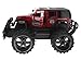 Jeep Wrangler Cross Country 1:14 Scale Battery Operated Remote Controlled 4WD 2.4 GHz Toy RC Truck w/ Remote Control,& Door Opening Action