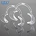 EZGO 20 Pack (10 Medium + 10 Large) C-Shape Cheek Retractor, Autoclavable Dental Mouth Opener, Disposable Dental Lip Retractor for Mouthguard Challenge Game